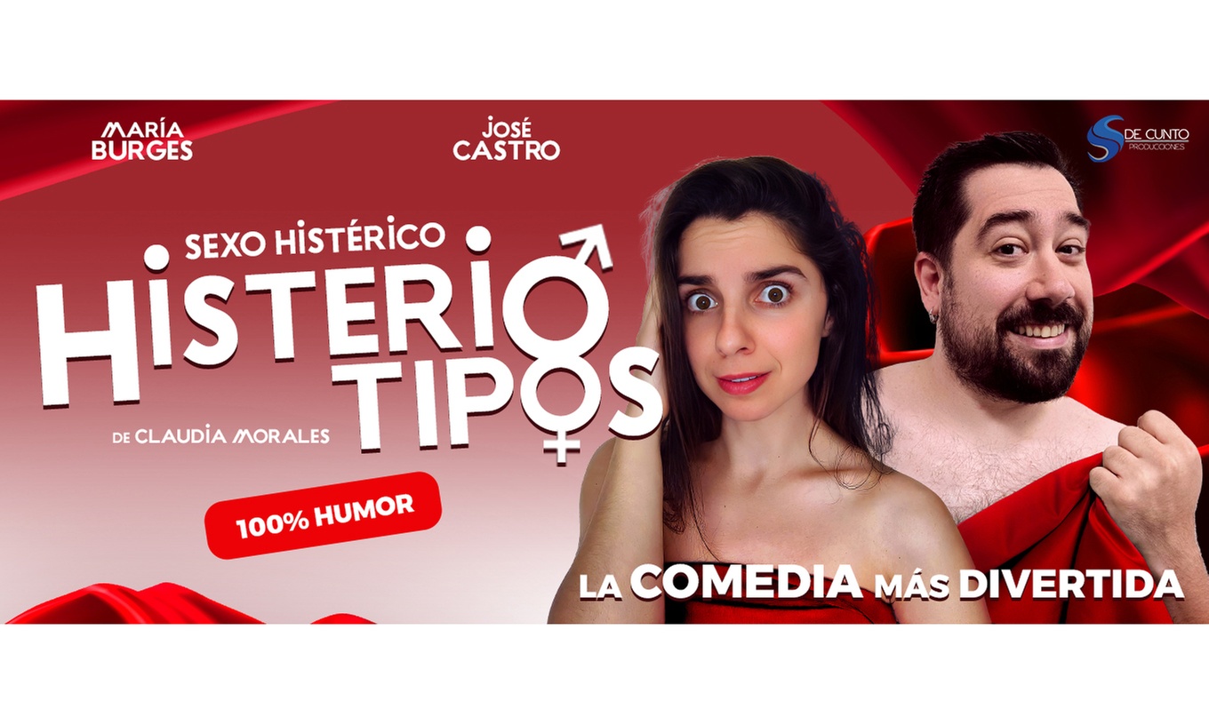 Entrada para 1 o 2 al show ''Histeriotipos - 100% Humor para parejas''
