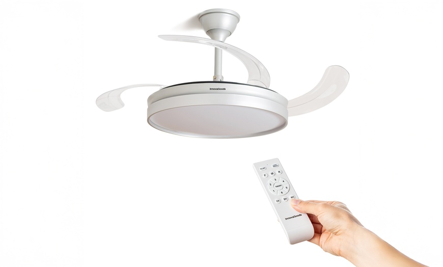 Image 8: InnovaGoods Deckenventilator mit LED-Licht