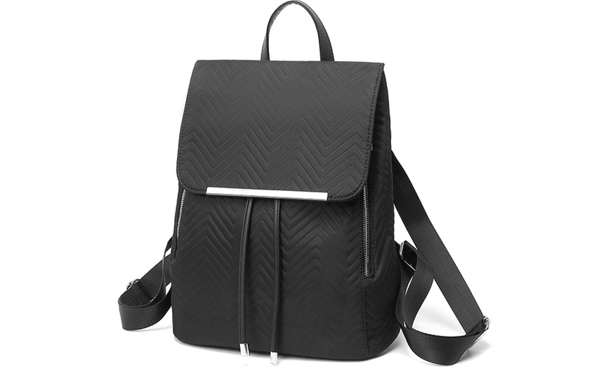 Image 14: MISS LULU Women's Fashion Lightweight Elegant Daily Backpack