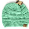 Image 7: Cheveux Corp. Women's Solid Classic CC Beanie