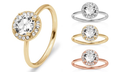 Bague solitaire OMG Jewel ornée de cristaux Swarovski®, pour femme
