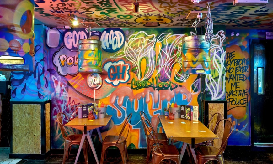 Image 9: Choice of Burger with Fries for One, Two, or Four People