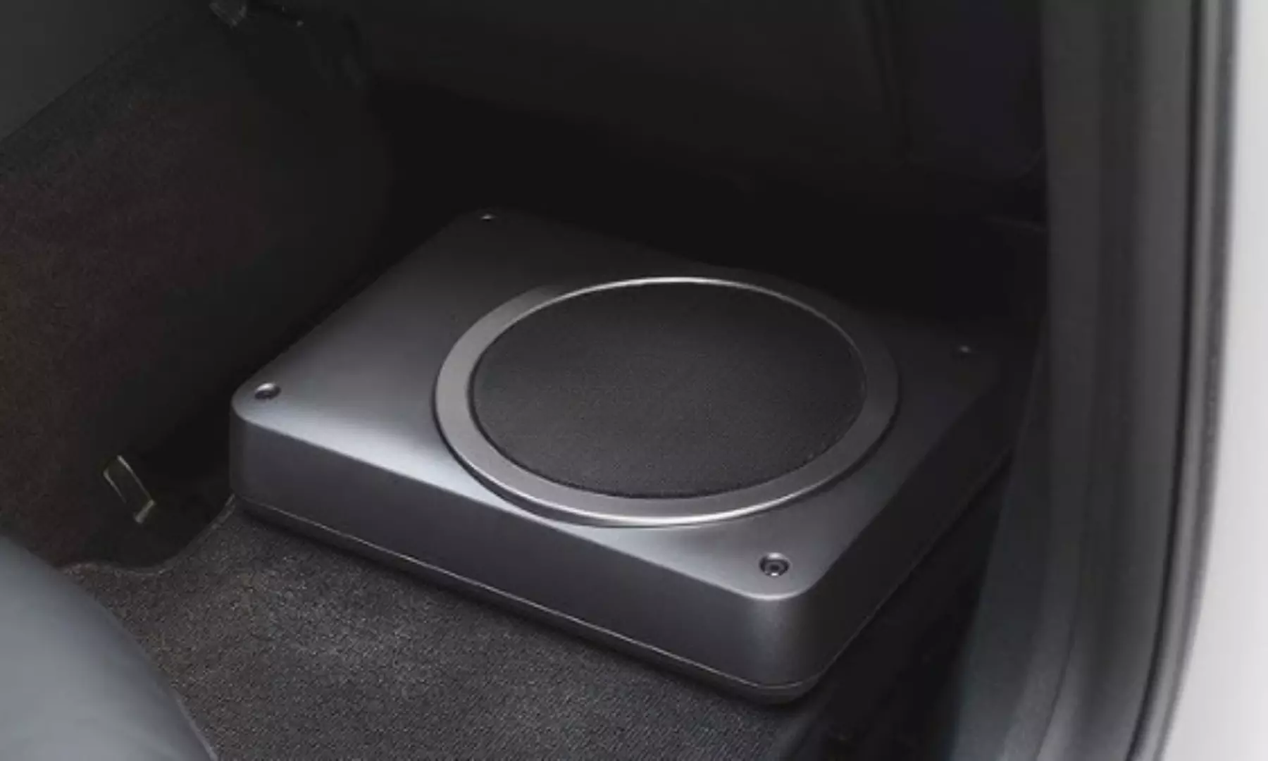 Slim Under-Seat Amplified Car Subwoofer Sound System