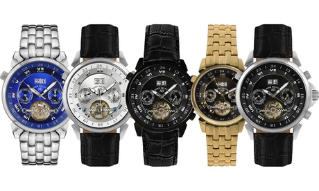 Orologi automatici da uomo della marca svizzera André Belfort, con vetro in zaffiro resistente ai graffi