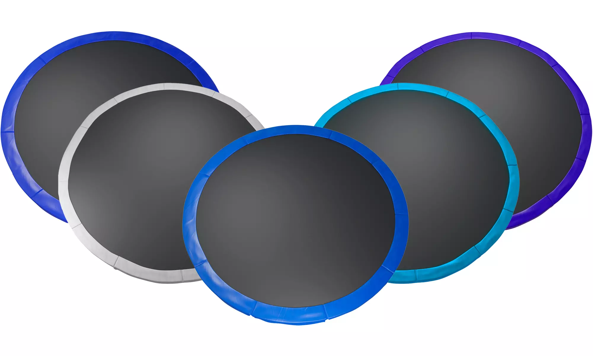 Protector de seguridad redondo para cama elástica con envío gratuito - Primary Image