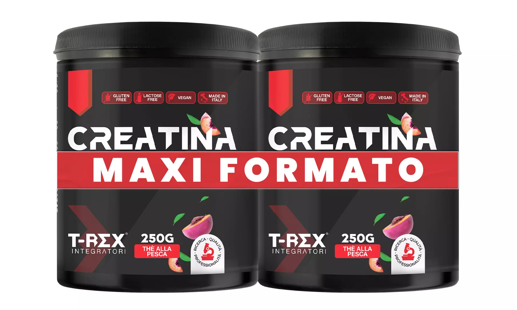 1 o 2 confezioni di creatina in compresse o polvere T-Rex Integratori
