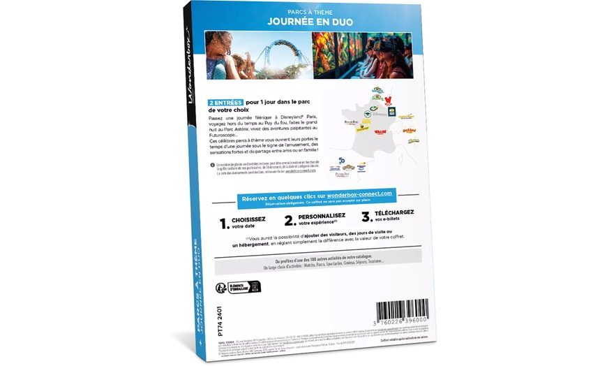 Image 2: Carte 100% parcs avec Wonderbox Connect