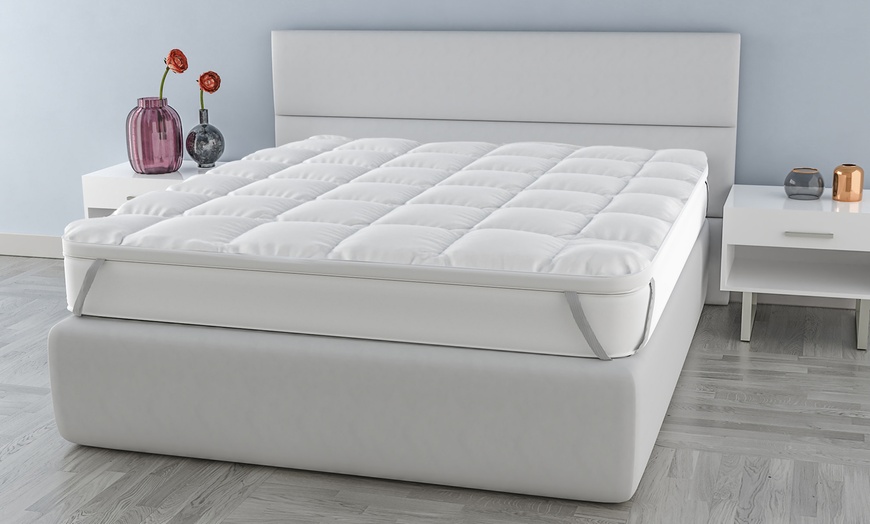 Image 1: Gepolsterter Matratzen-Topper