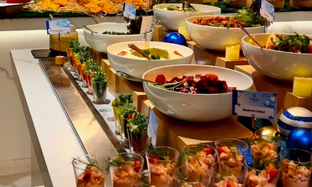 For 1 Child: Christmas Eve Dinner Buffet with Live Stations + Santa Visit - Feta At 4 Edge Creekside Hotel