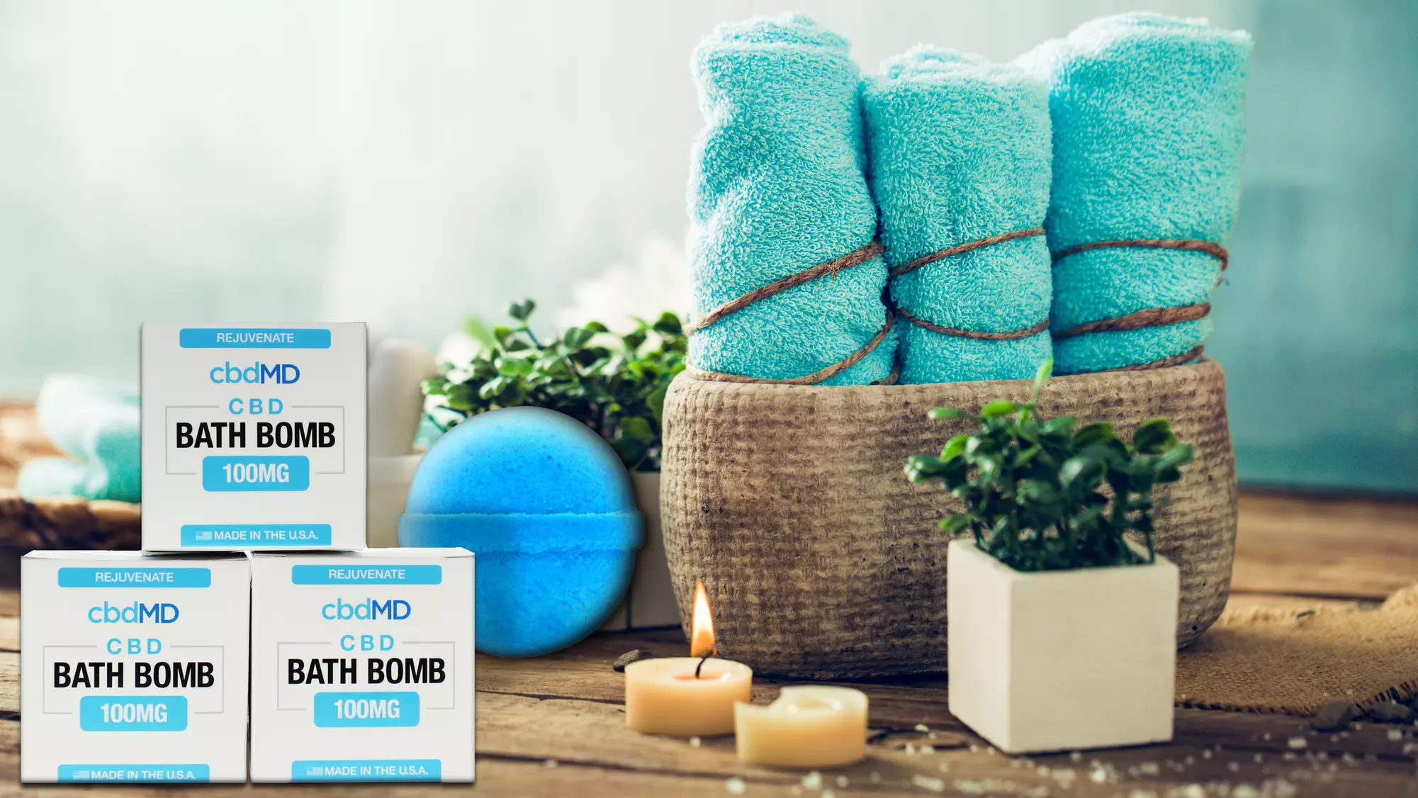 CBD Bath Bombs from cbdMD (1-, 3-, or 6-Pack) - Primary Image