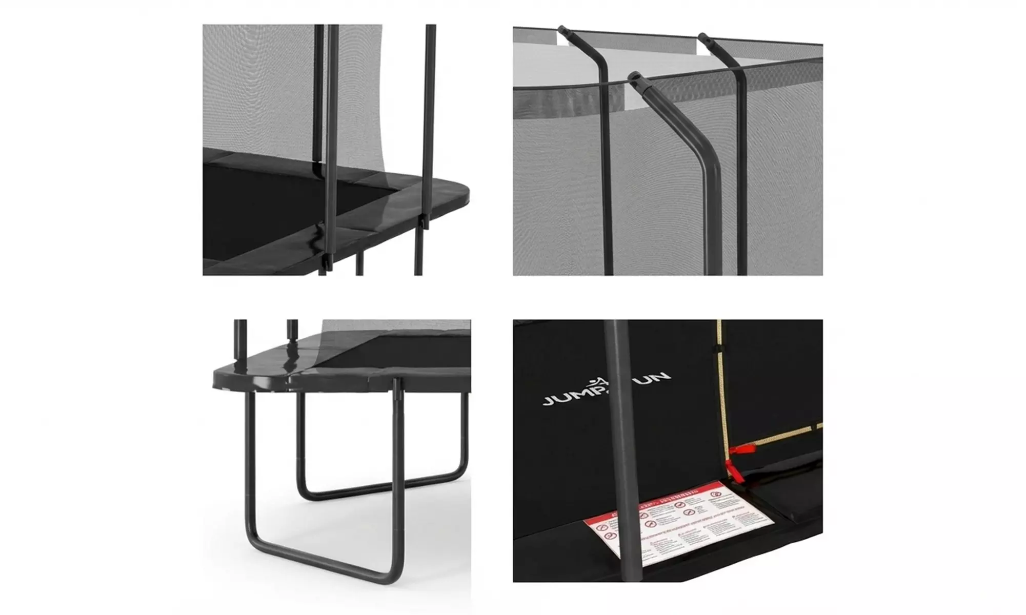 Jump4fun trampolines en accessoires voor in de tuin in formaat en model naar keuze