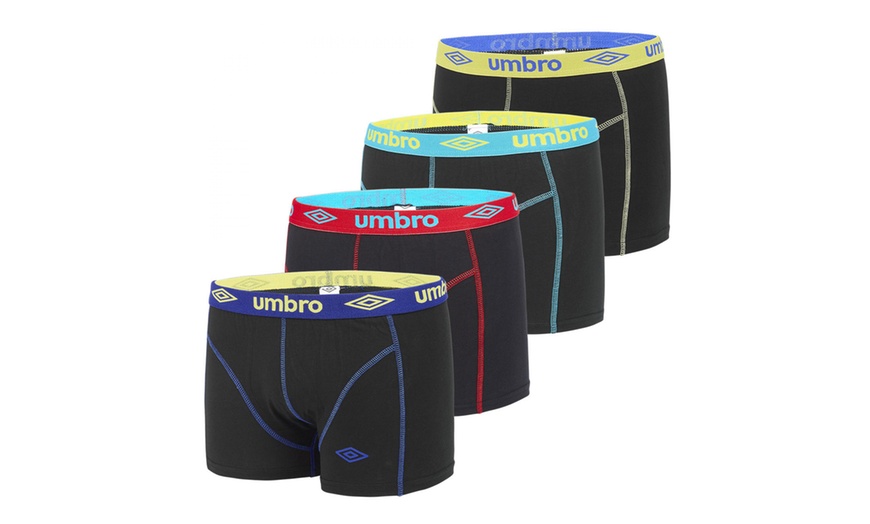 Image 4: Lot de 4 boxers Umbro