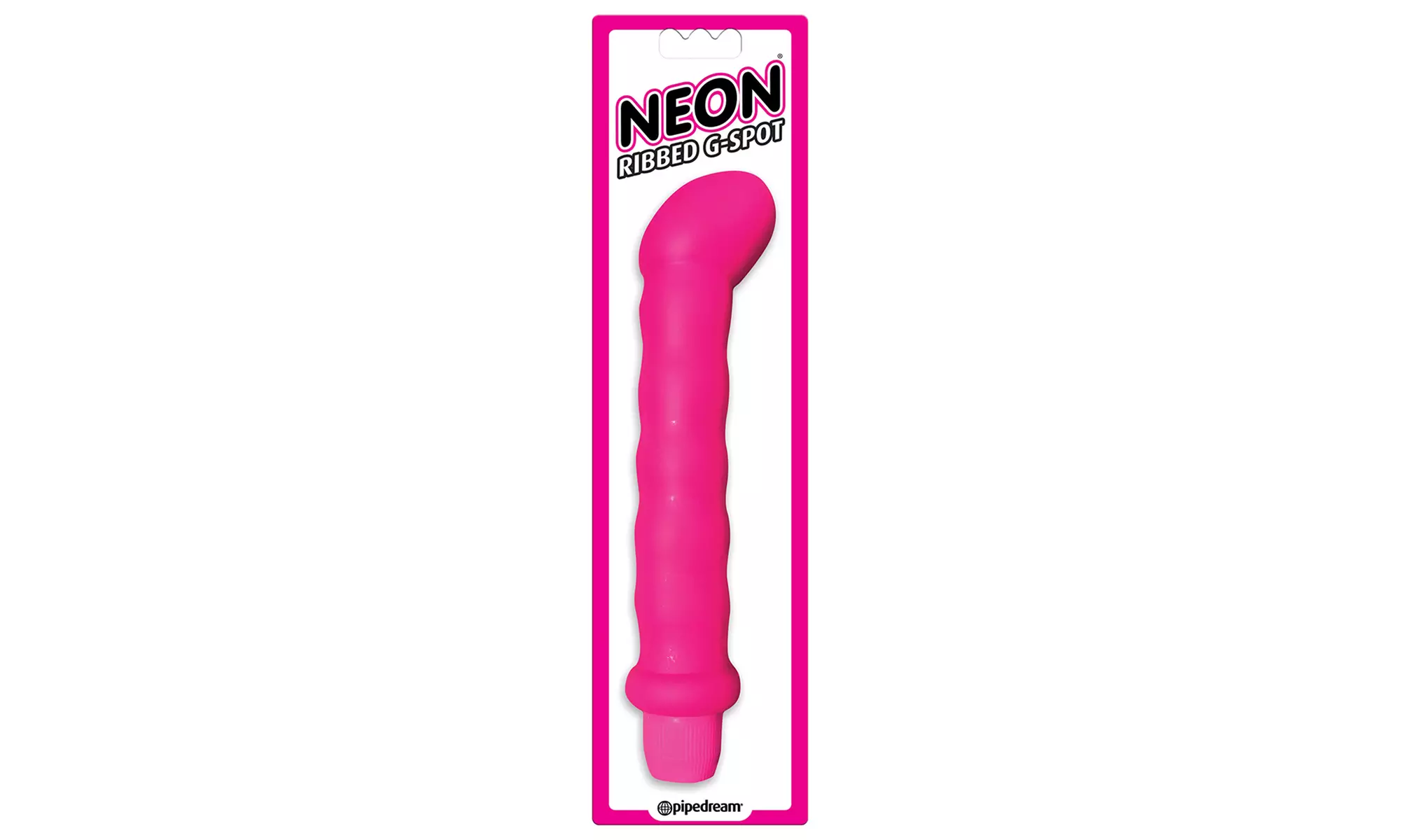 Pipedream Neon Ribbed G-Spot Vibrator - Second Medium