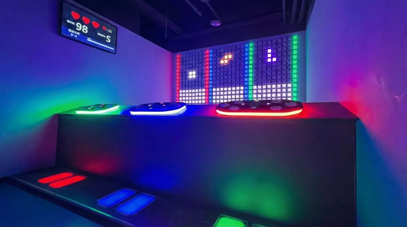Interactive LED Tile Gaming for Two - Fort Worth, TX