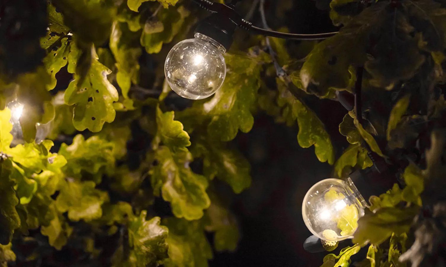 1, 2 ou 4 guirlandes solaires "Party Clear Solar" de Lumisky