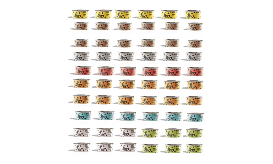 Image 1: 60 lattine di cibo umido per gatti Lev