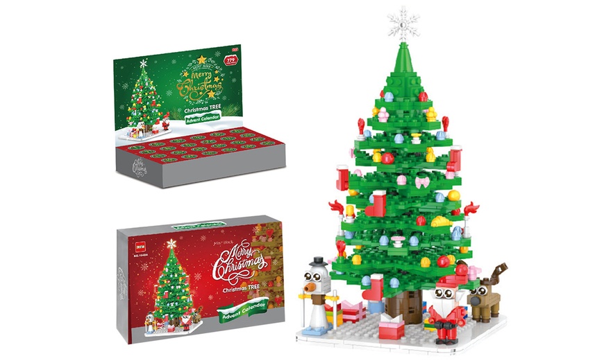 Image 1: Calendrier de l’Avent sapin lumineux