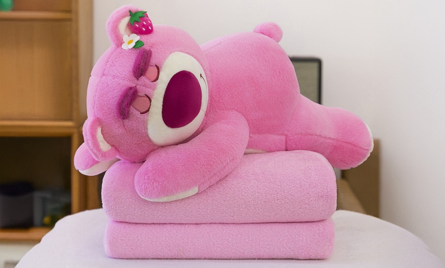 Image 4: Cartoon Pillow Blanket