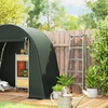 Image 2: Outsunny Portable Garden and Bike Storage Shed