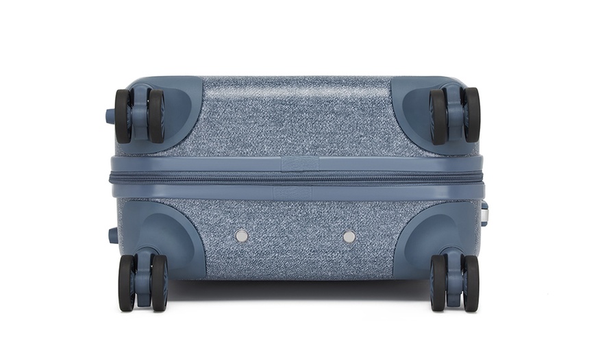 Image 4: Lot de 1 ou 3 valises bleues Kono en coque dure