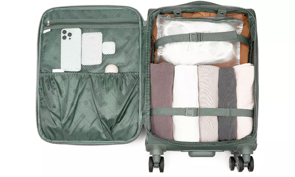 Valigia leggera in tessuto morbido da 20 pollici