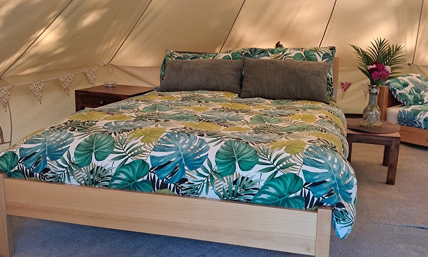 Image 3: Luxury Bell Tent Stay with Bedding and Cooking Facilities in Suffolk