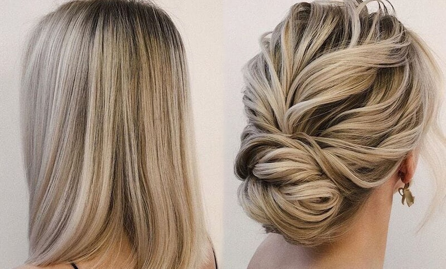 Image 8: Damen-Haarschnitt, optional mit (Ansatz-)Farbe, Maske und Föhnen