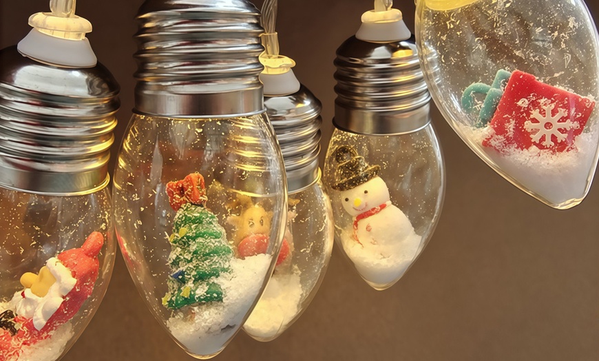 Image 4: Christmas Doll Solar-Powered String LED Decorative Lights
