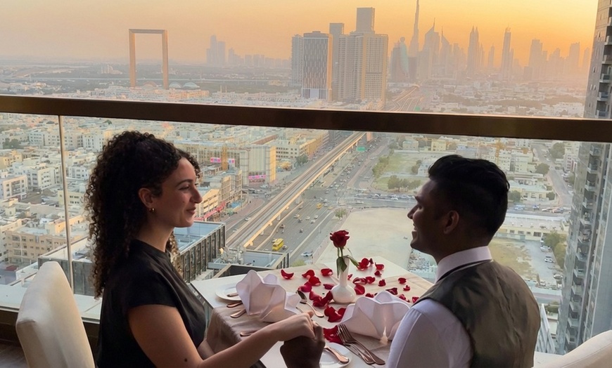 Image 3: 5* Valentine’s 4-course Romantic Dinner with Private Cabana or Table