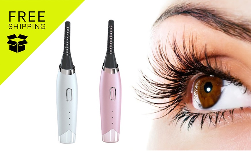 Image 1: Heated Eyelash Curler