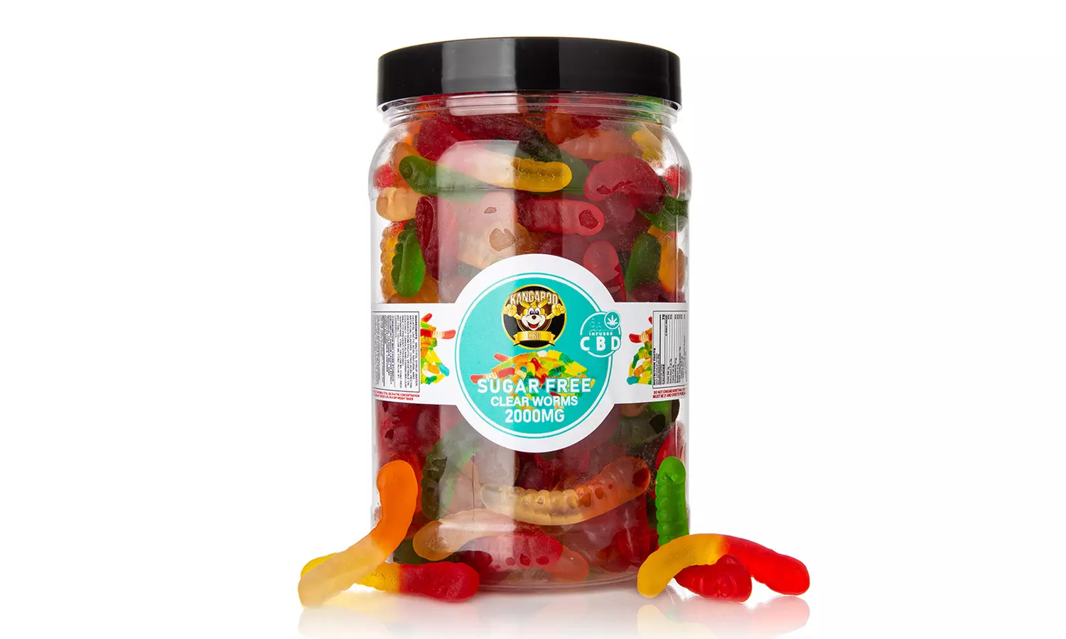 Potent Sugar-Free Organic CBD Infused Gummies from Kangaroo (150mg-5000mg)