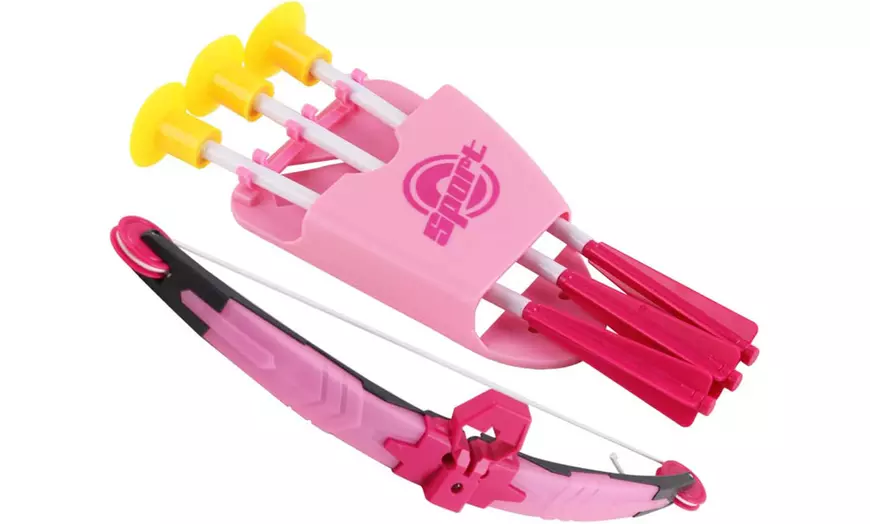 Image 2: Crossbow Set with Target Suction Cup Arrows and Target Board