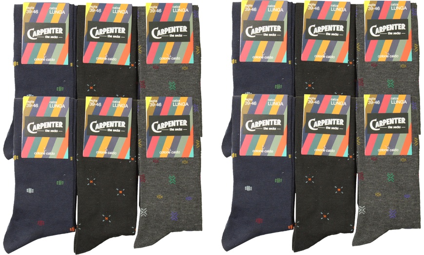 Image 41: Carpenter 6er- oder 12-Pack kurze oder lange Herren-Socken