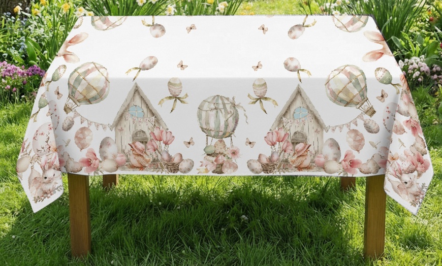 Image 10: Tovaglia digitale in tessuto Panama