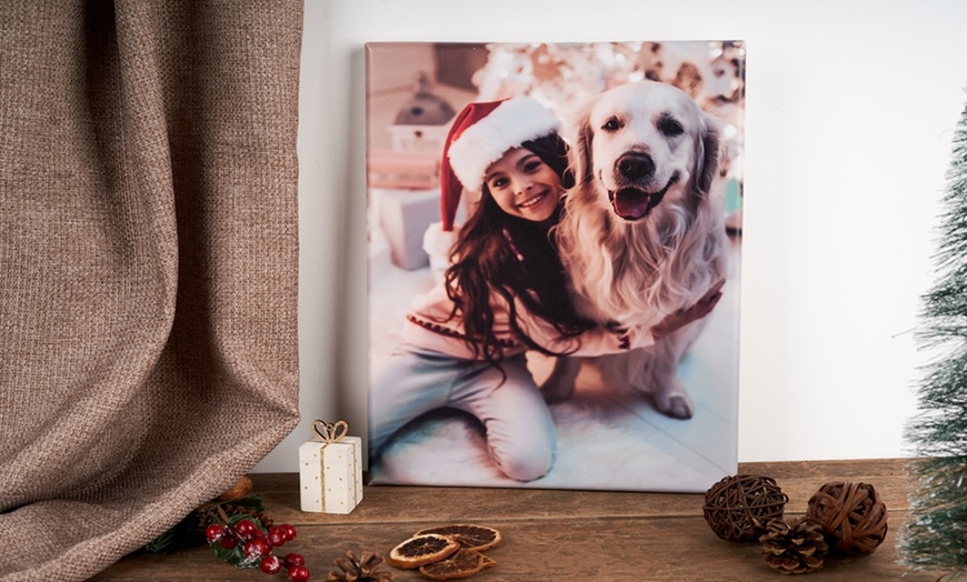 Image 3: Fotolienzo personalizable en horizontal o vertical y hasta 100 x 70 cm