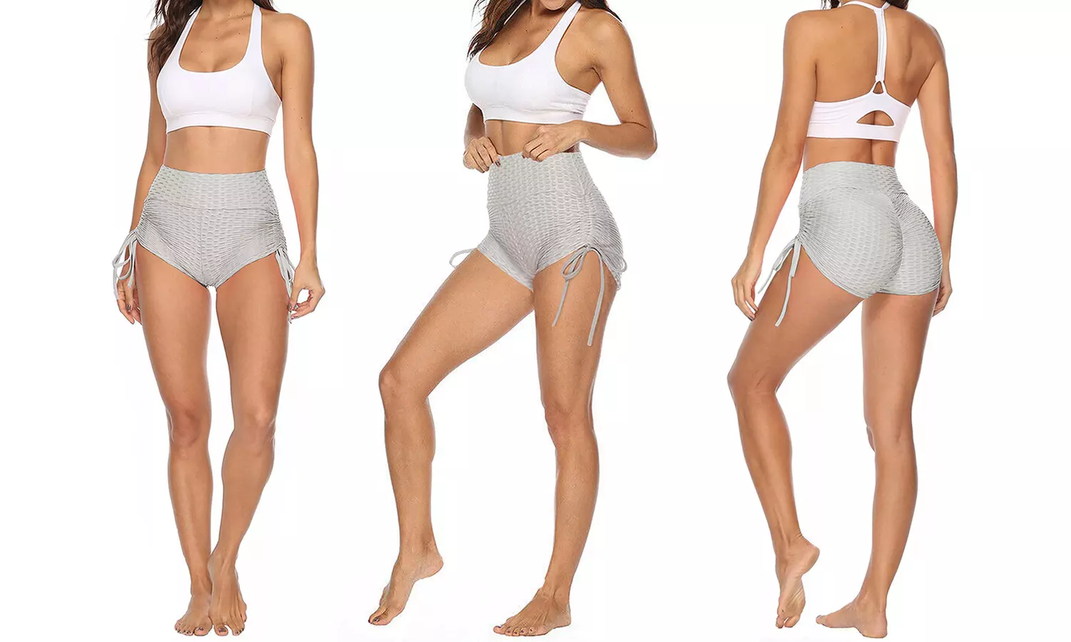 Women's High-Waist Yoga & Scrunch Butt Lifting Shorts