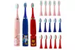 Spazzolino elettrico per bambini con 6 testine intercambiabili incluse, disponibile in 3 colori - Image 2