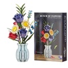 Image 2: Set de construction de bouquet de fleur en blocs