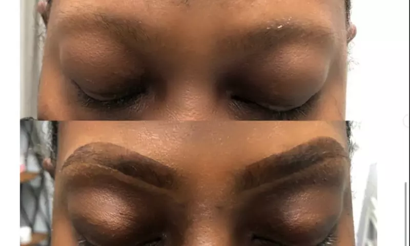 1 or 2 Brow Glow-Up: Lamination + Hybrid Stain + Wax Package for 1