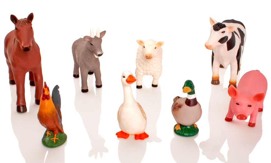 Image 4: Set of Eight Jumbo Farm Animals