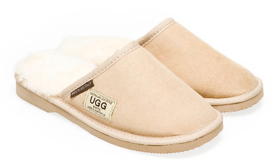 Image 4: Australian Leather UGG Scuffs