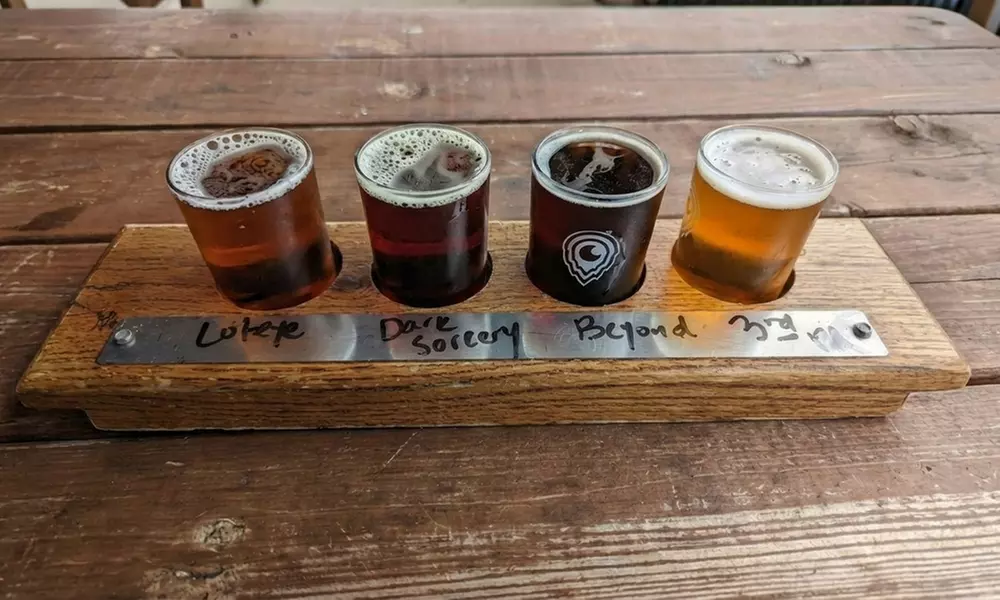 Explore Unique Beer Flights for One, Two, or Four at Third Eye Brewing