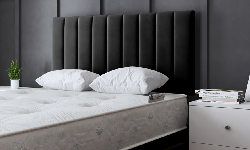 Image 18: Amelia Panel Divan Bed with Optional 2 or 4 Drawers