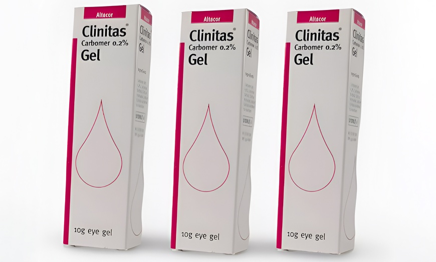 Image 1: 3-Pack Carbomer Liquid Eye Gel 0.2% - Immediate Relief for Dry Eyes