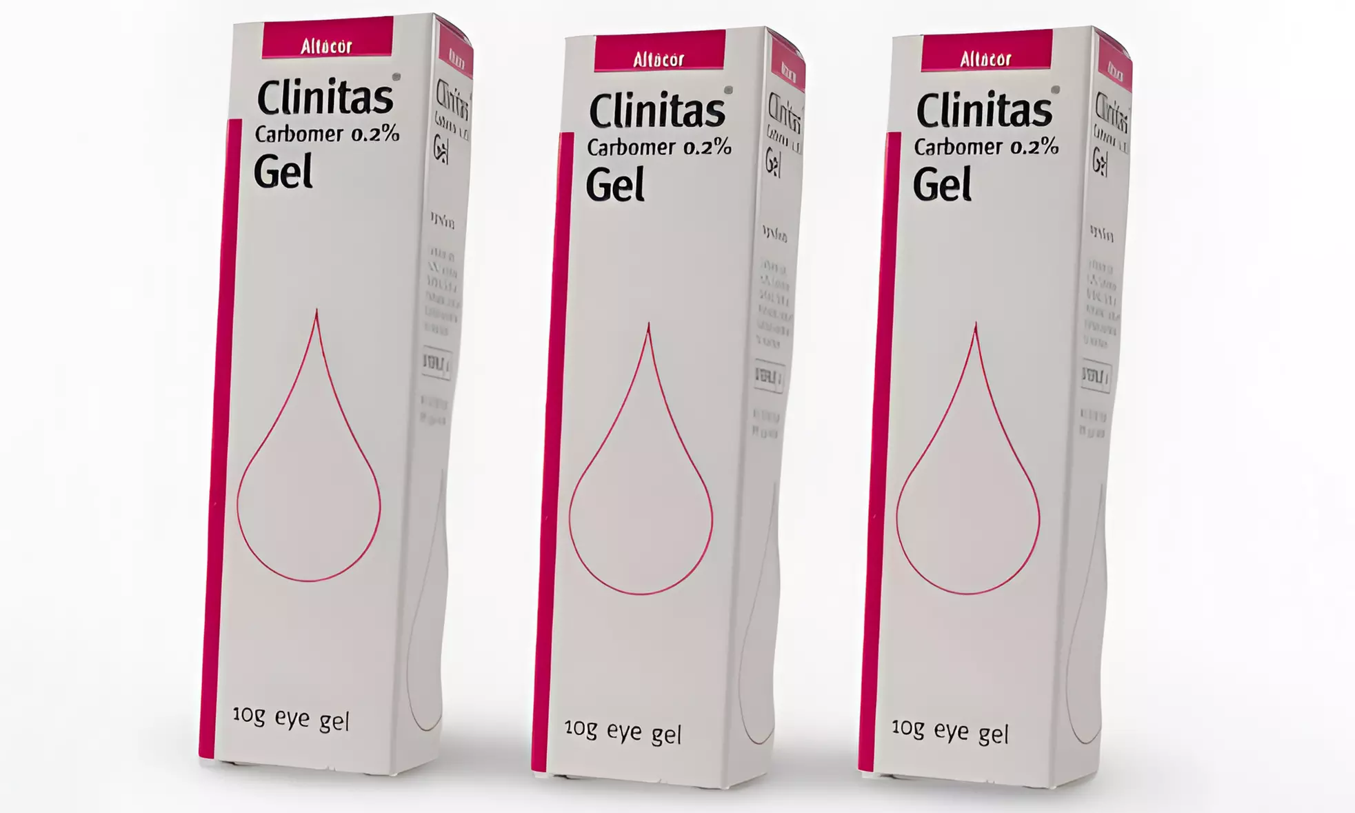 3-Pack Carbomer Liquid Eye Gel 0.2% - Immediate Relief for Dry Eyes - Primary Image