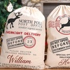 Image 7: Surprise loved ones with a festive, Personalized Santa Delivery Bag