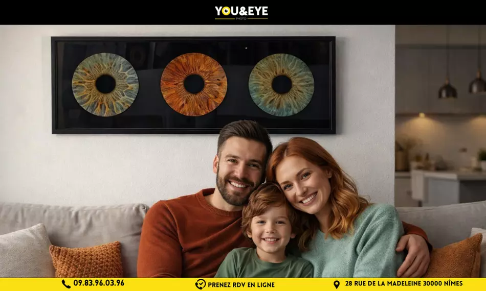 Vos yeux, une œuvre d'art : capturez l'essence de votre iris