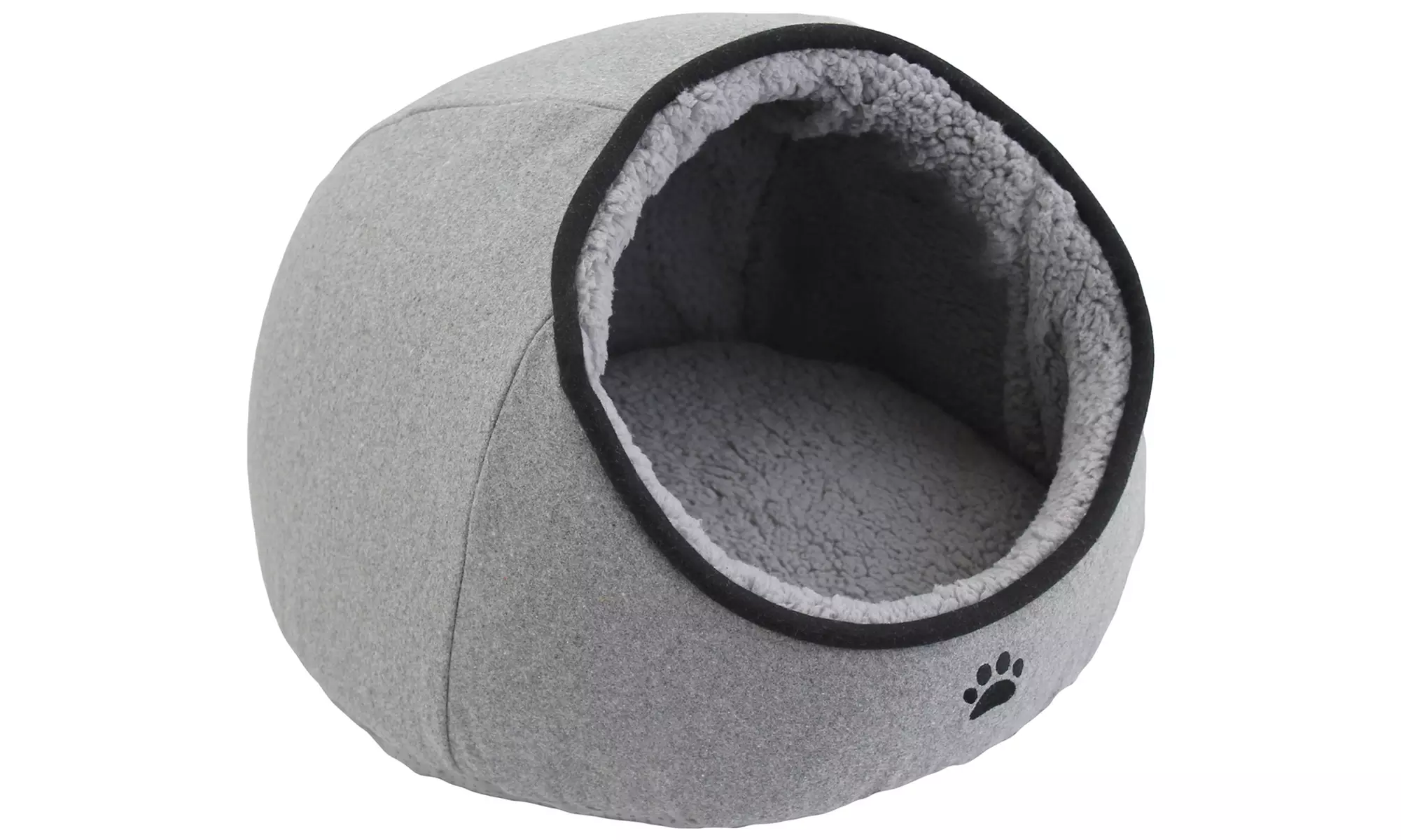 Felt Sherpa Dome Pet Bed - Second Medium