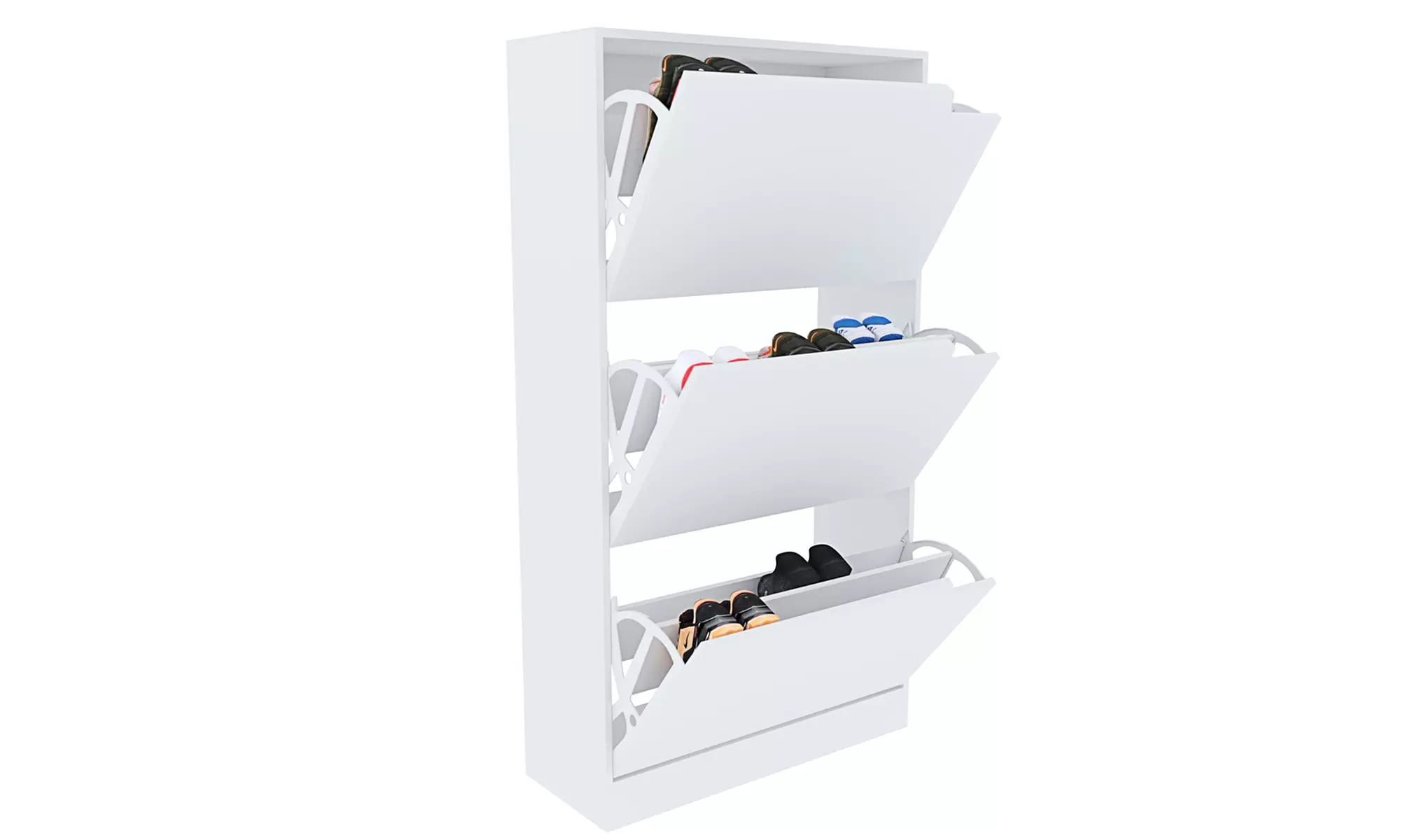 Scarpiera Slim a 3 ante