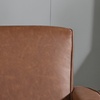 Image 7: HOMCOM Upholstered PU Leather Armchair for Living Room